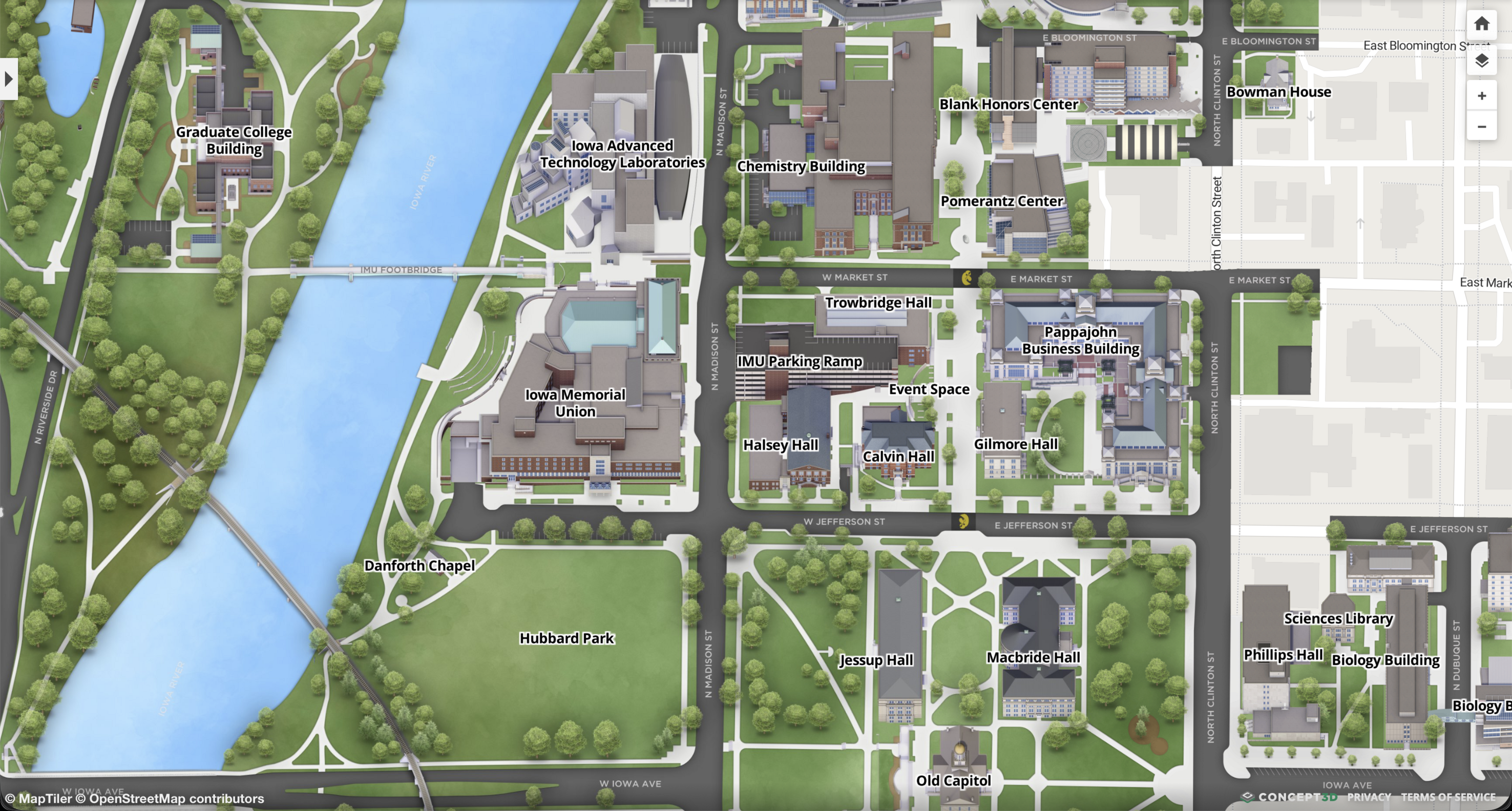 Campus Map near IMU